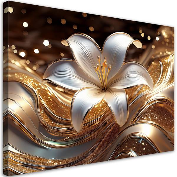 Wandbild lilienblume 120 x 80 cm