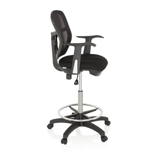 Counterstuhl TOP WORK 108 Schwarz - Polyester - 62 x 137 x 55 cm