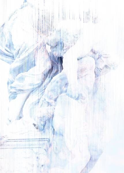 Fototapete 612407 Blau - Papier - 200 x 280 x 200 cm