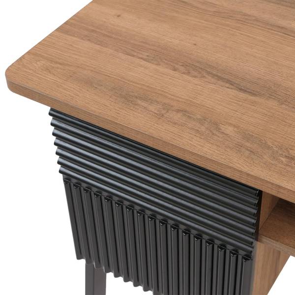 Schreibtisch O40 Beige - Metall - Holz teilmassiv - 120 x 78 x 60 cm
