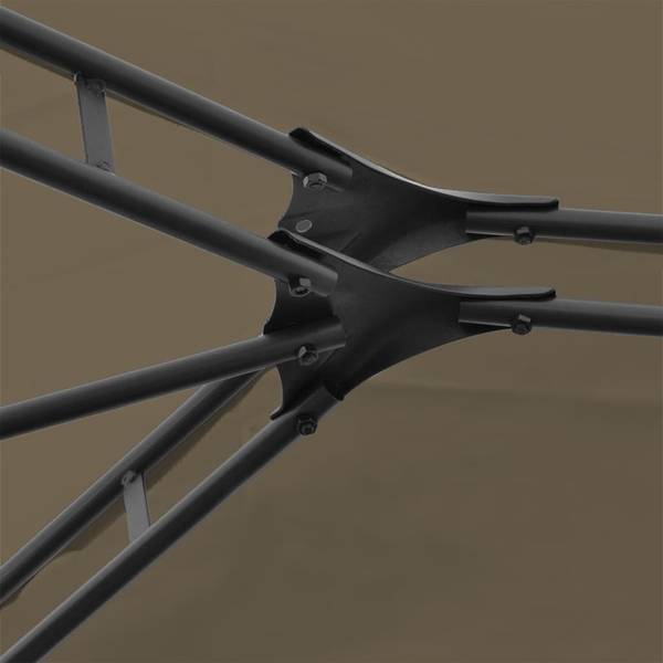 Tonnelle 3004442 Gris - Polyester - Acier - 300 x 270 x 400 cm