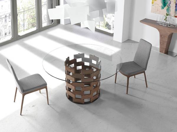 Konsole 3030 Braun - Walnuss - Stahl - 150 x 80 x 35 cm