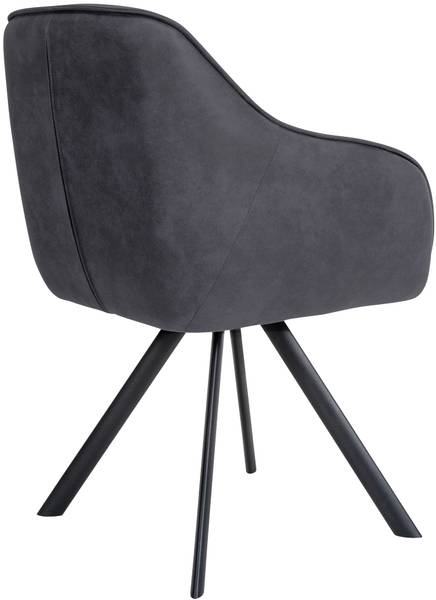 chaise salle à manger Russel Noir