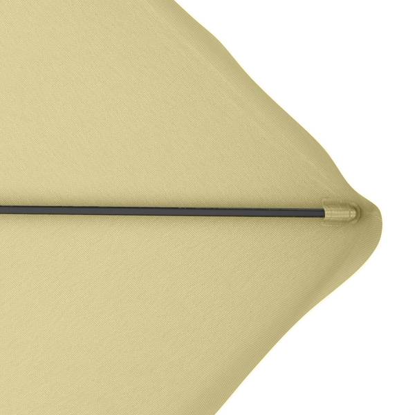 Parasol 84D-267V00BG beige - metaal - 243 x 251 x 243 cm