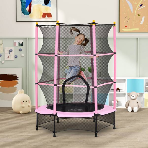Kindertrampolin 342-008V02PK Hellrosa