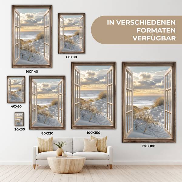 TABLEAU SUR TOILE Panorama 90 x 140 cm