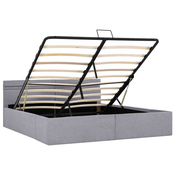 Bettgestell 3001499 Grau - Holzwerkstoff - 168 x 73 x 211 cm
