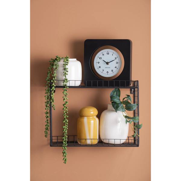 Wanduhr New Vintage Schwarz