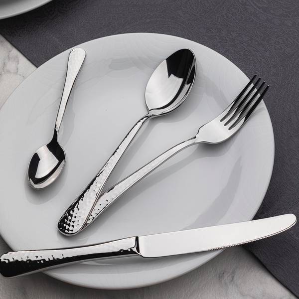 Löffeln Q4689 3er Set Silber - Metall - 5 x 4 x 24 cm