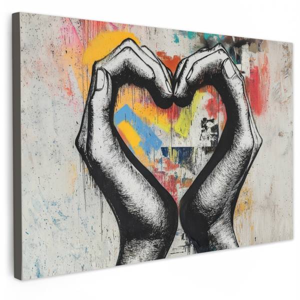 BILDER Herz 150 x 100 cm