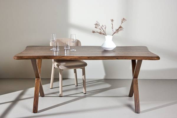 Esstisch Fiona Braun - Holzwerkstoff - 180 x 75 x 90 cm