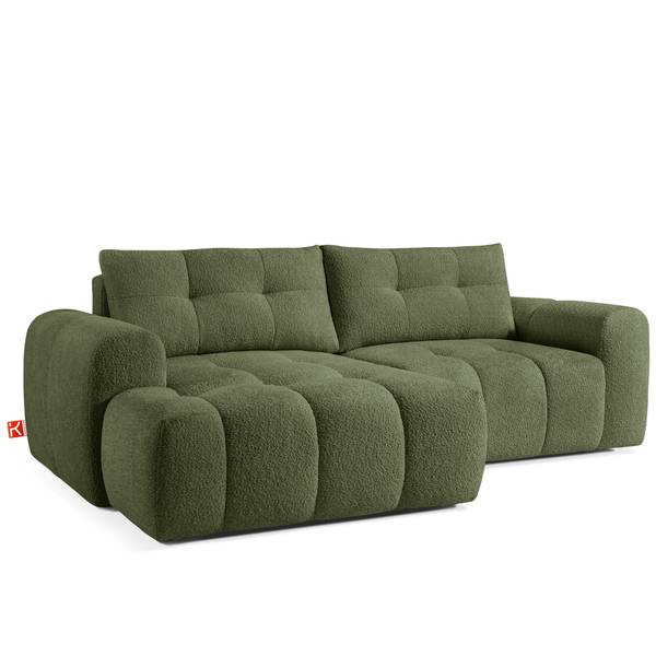 Ecksofa RAVIA Olivgrün