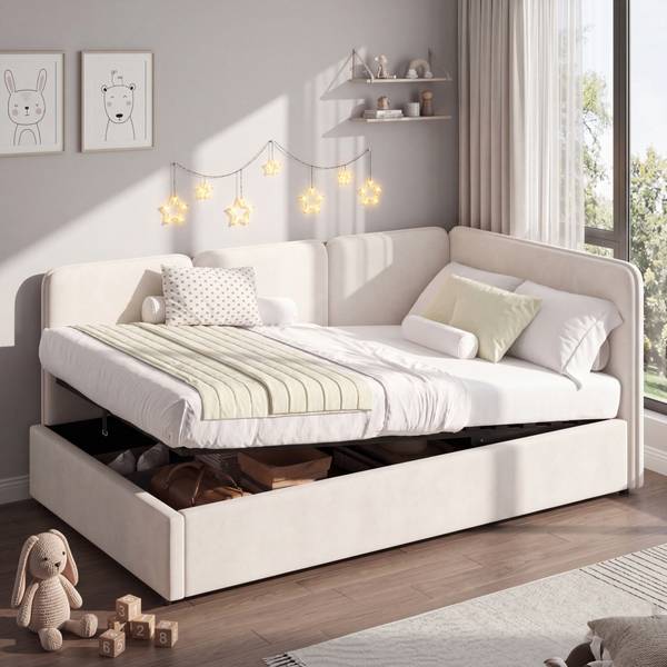 Kinderbett TIAE381 Ⅰ Beige