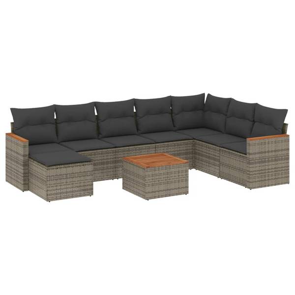 Loungeset 3035950-2 (9-delig) grijs