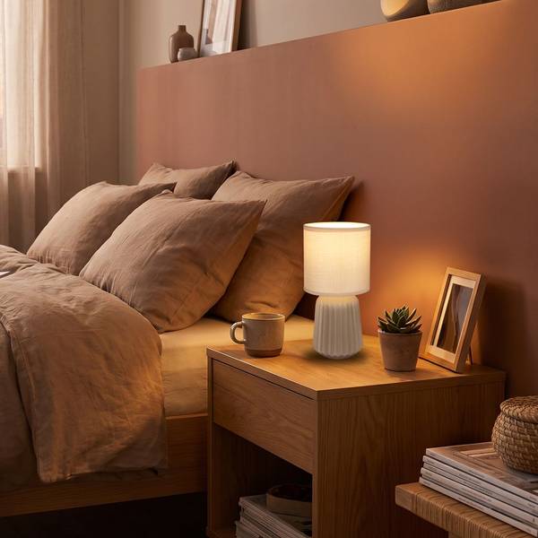 Tischlampe Dora 7700011 Beige