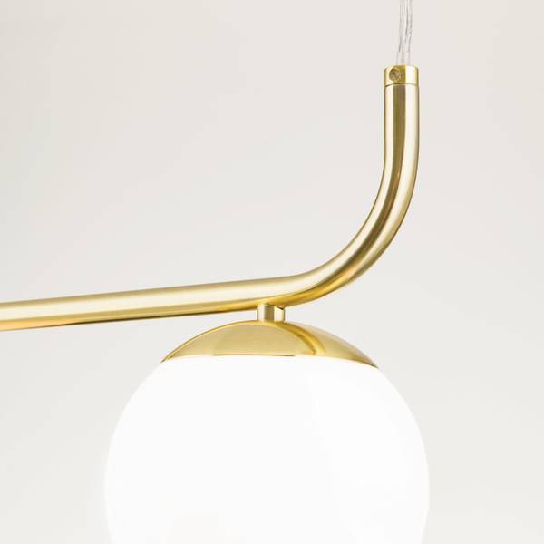 Hanglamp MADIS goud - glas - 15 x 26 x 75 cm