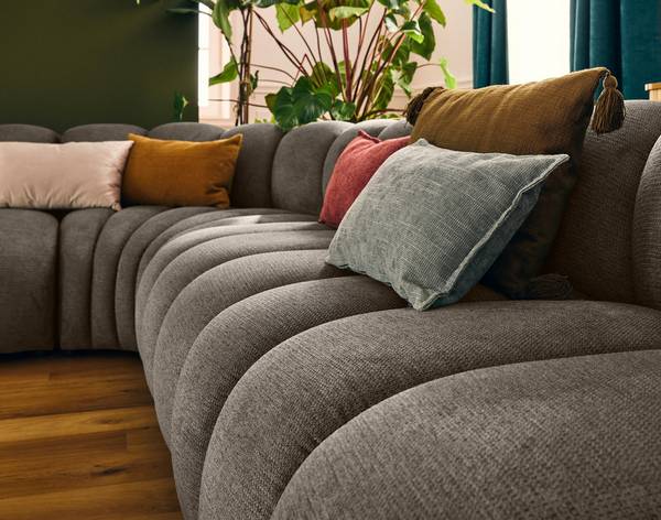 Ecksofa DEBBIE Taupe