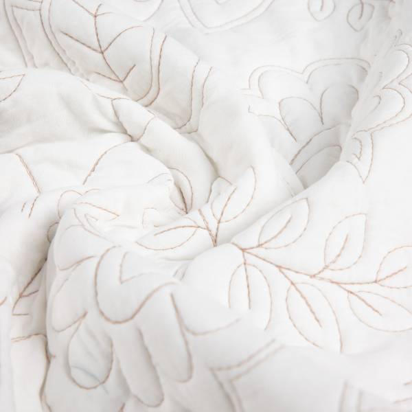 Tagesdecke CLUDO Weiß - Textil - 200 x 1 x 220 cm