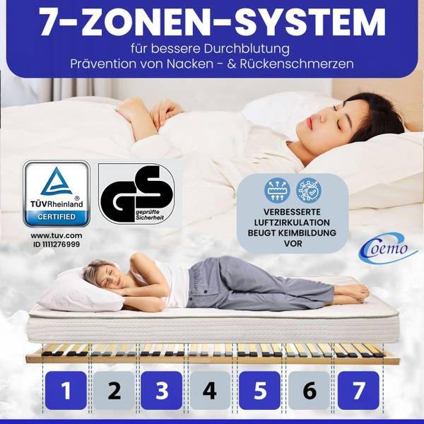 Lattenrost BASIC 2er Set Braun - Holzwerkstoff - 200 x 8 x 90 cm