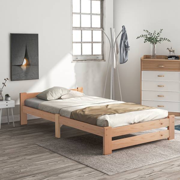 Massivholzbett Lina Liegefläche Breite: 90 cm