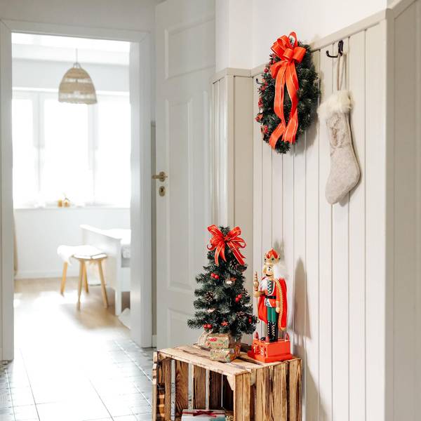 Weihnachtsbaum Geschmückt R40 Rot