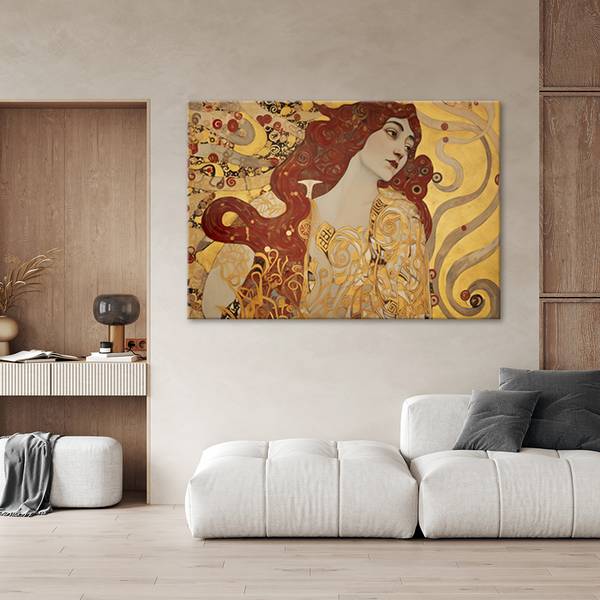 Canvas schilderij Zeemeermin 60 x 40 cm