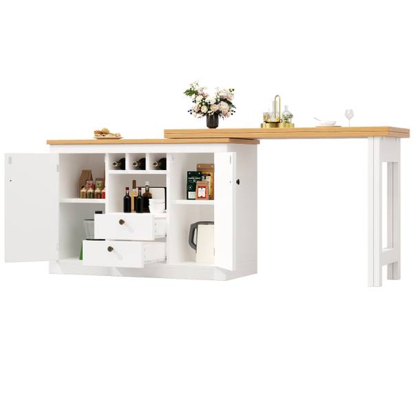 Bartisch Eurynom Ⅳ Holz - Weiß
