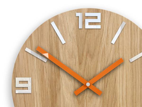 Wanduhr Arabisch Ebenholz Dekor
