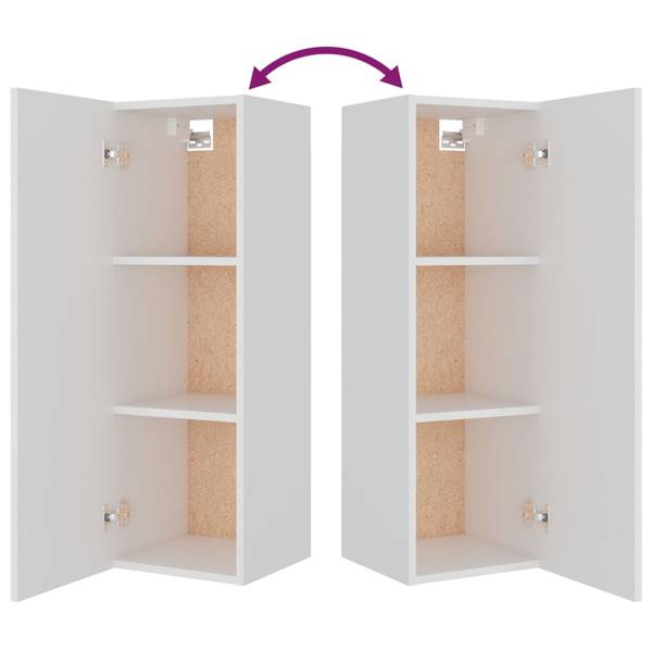 TV-Schrank 3028183 (4-teilig) Weiß - Holzwerkstoff - 80 x 30 x 30 cm