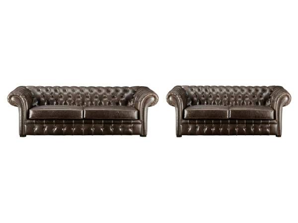 Couchgarnitur CLOTAIRE 2er-Set Tiefe: 232 cm