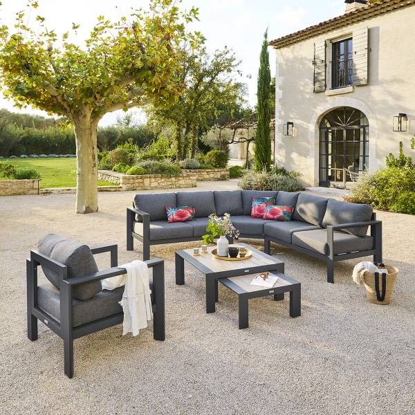 Garten-Couchtisch ÉVASION Grau