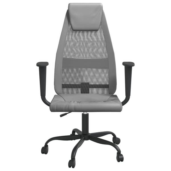 Bürostuhl mit Liegefunktion 3029025 Grau - Kunstleder - 67 x 115 x 68 cm