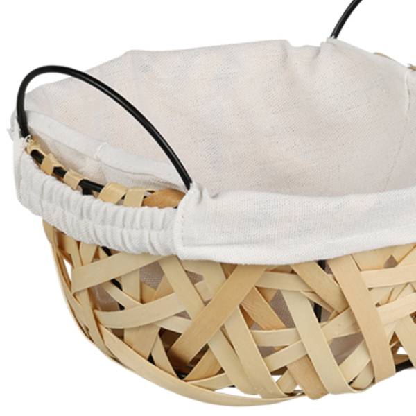 Brotkorb 19640 Beige - Naturfaser - 22 x 14 x 20 cm