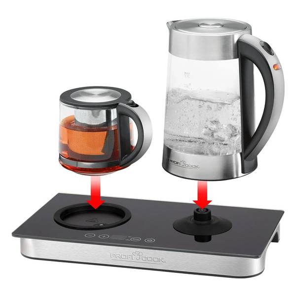 Wasserkocher PC-TKS 1056 Silber - Edelstahl - 39 x 27 x 22 cm