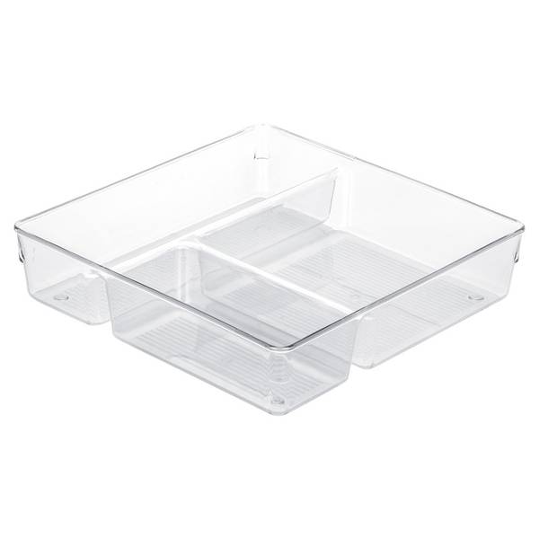 Schubladen-Organizer 3er Set Kunststoff - 23 x 6 x 23 cm