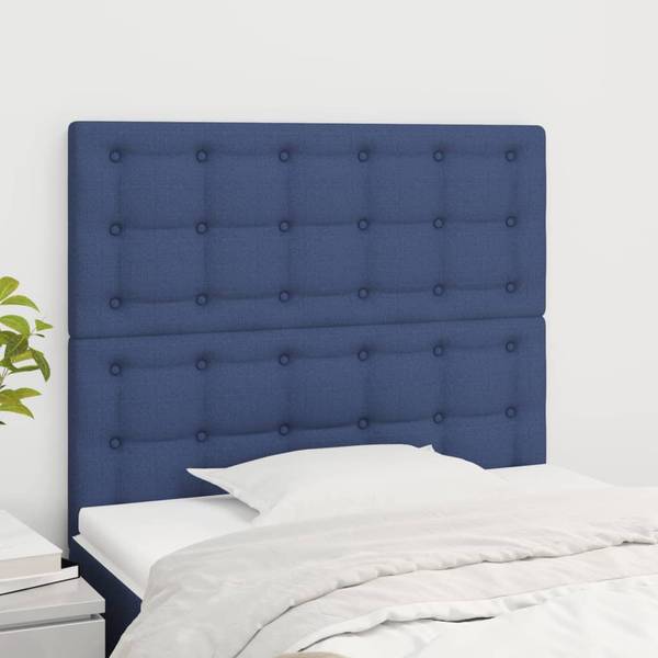 Kopfteil 3015764-2 2er Set Blau - 80 x 128 cm