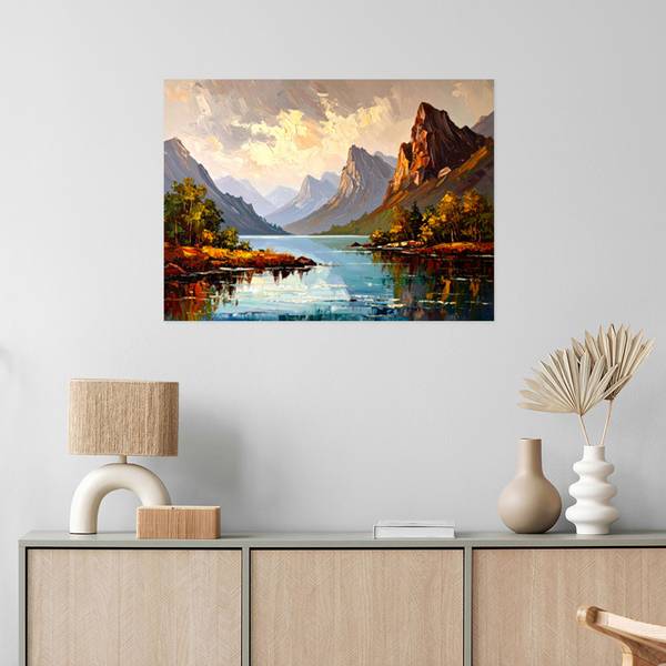 Wandsticker Landschaft 30 x 20 cm