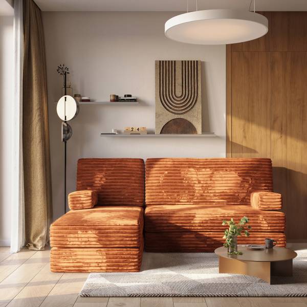 Ecksofa NOTIA Braun