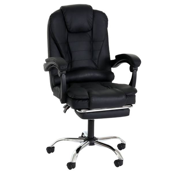 Chaise de bureau M80 Noir - Cuir synthétique - 63 x 110 x 103 cm