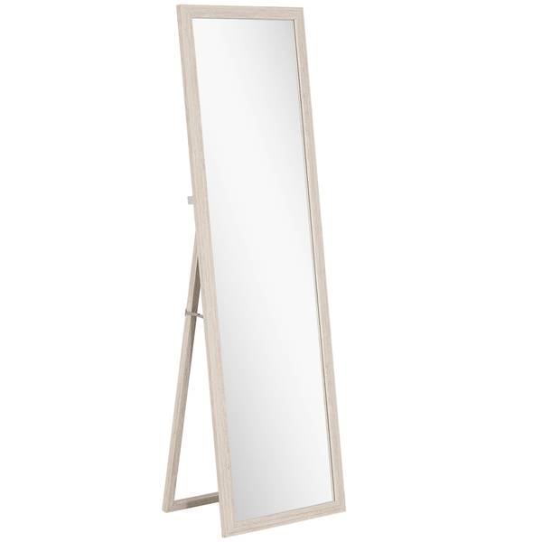 Lichaamslange spiegel 83D-069V00WT wit - glas - 4 x 160 x 50 cm
