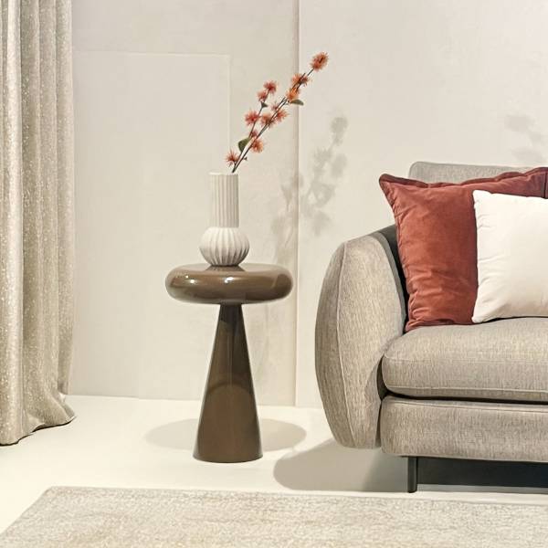 Beistelltisch SAM Braun - Metall - 36 x 57 x 36 cm