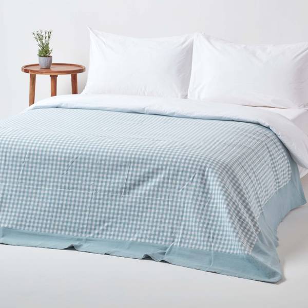 Gingham-Tagesdecke kaufen