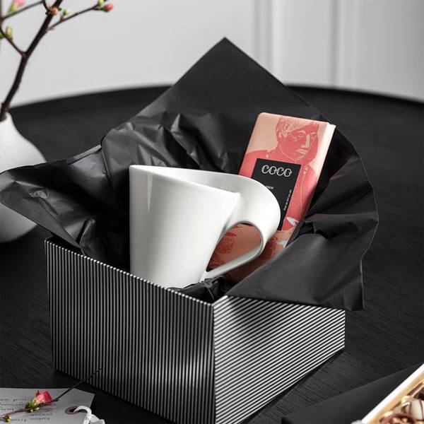 Kaffee-Set NewWave 12-teilig Weiß - Porzellan - 15 x 12 x 18 cm