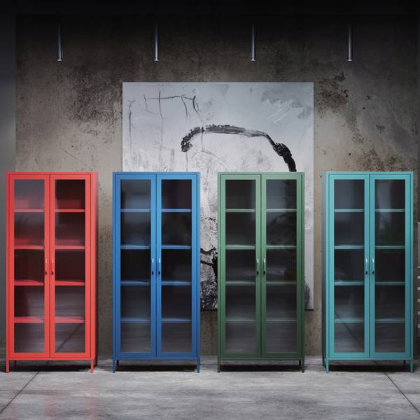Vitrinenschrank Angelo Blau