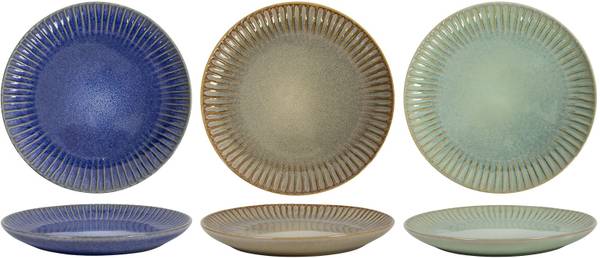 Speiseteller Aqua Maris 6er Set 26 x 3 x 26 cm