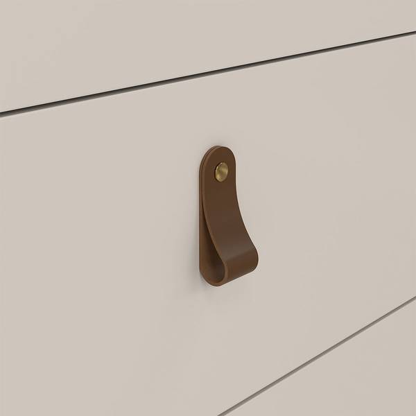 Sideboard Madrid bruin - deels massief hout - 152 x 80 x 39 cm