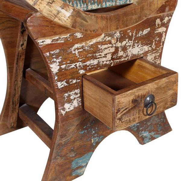 Wijnrek 243973 massief hout - 30 x 90 x 55 cm