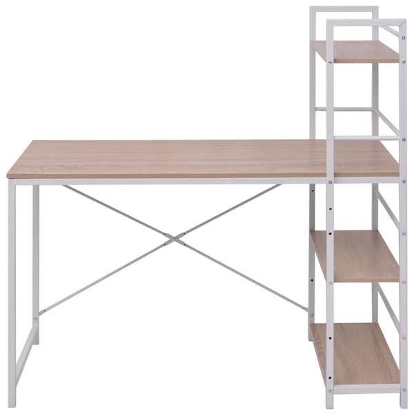 Schreibtisch 20134 Braun - Melamin - 120 x 120 x 120 cm