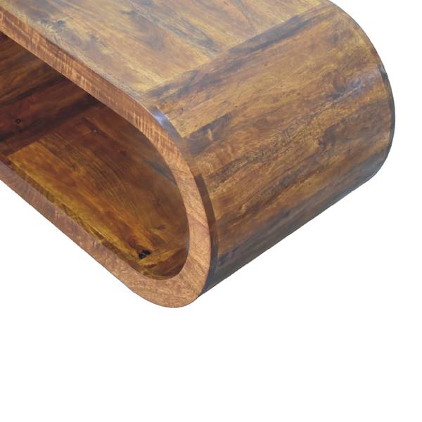 Couchtisch Amaya Braun - Mango - 80 x 40 x 50 cm