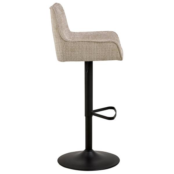 Barhocker Eddie 2er Set Beige - Textil - 51 x 114 x 51 cm